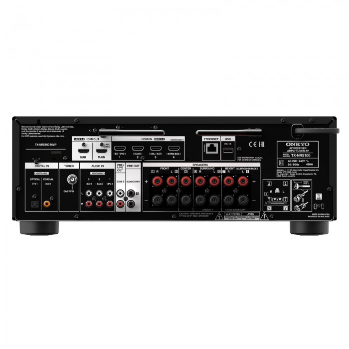 ONKYO TX-NR5100 connectiques