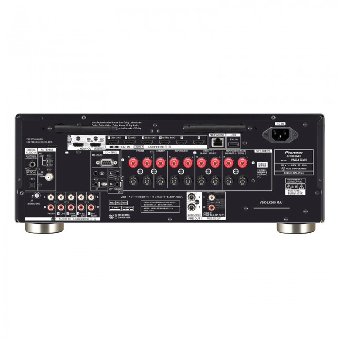 VSX-LX305 Pioneer connectiques